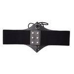 Gothic Corset Belt - Black