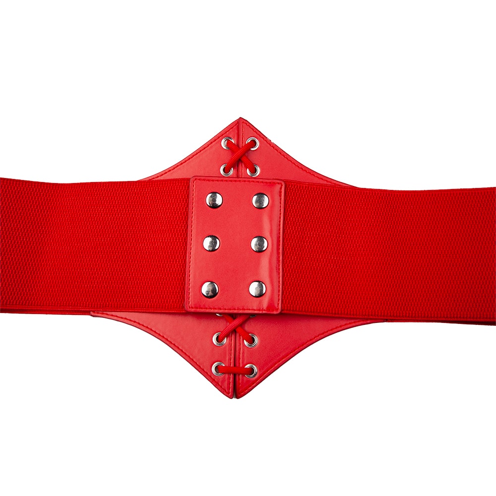 Gothic Corset Belt - Red