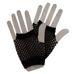 80's Net Gloves (Short) - BLACK