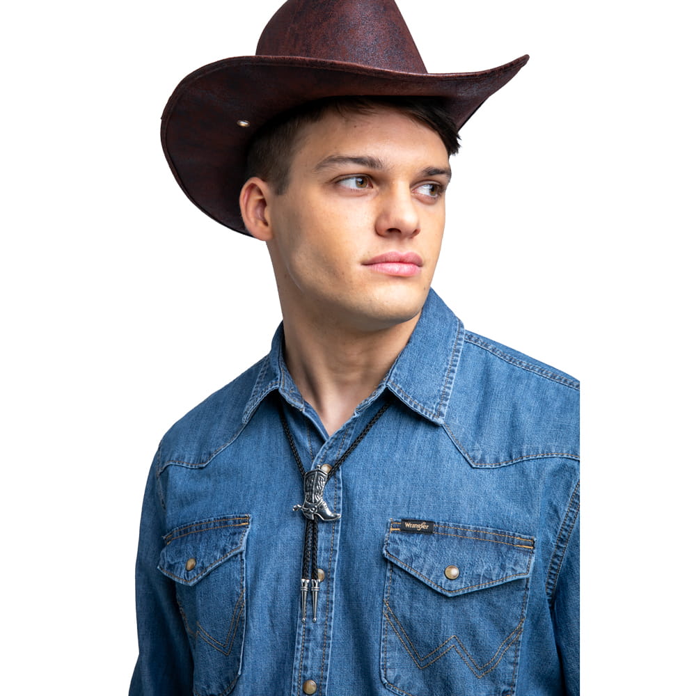 Cowboy Boot Bolo Tie