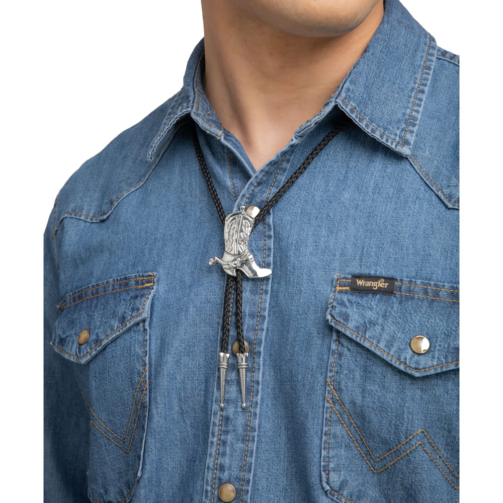 Cowboy Boot Bolo Tie