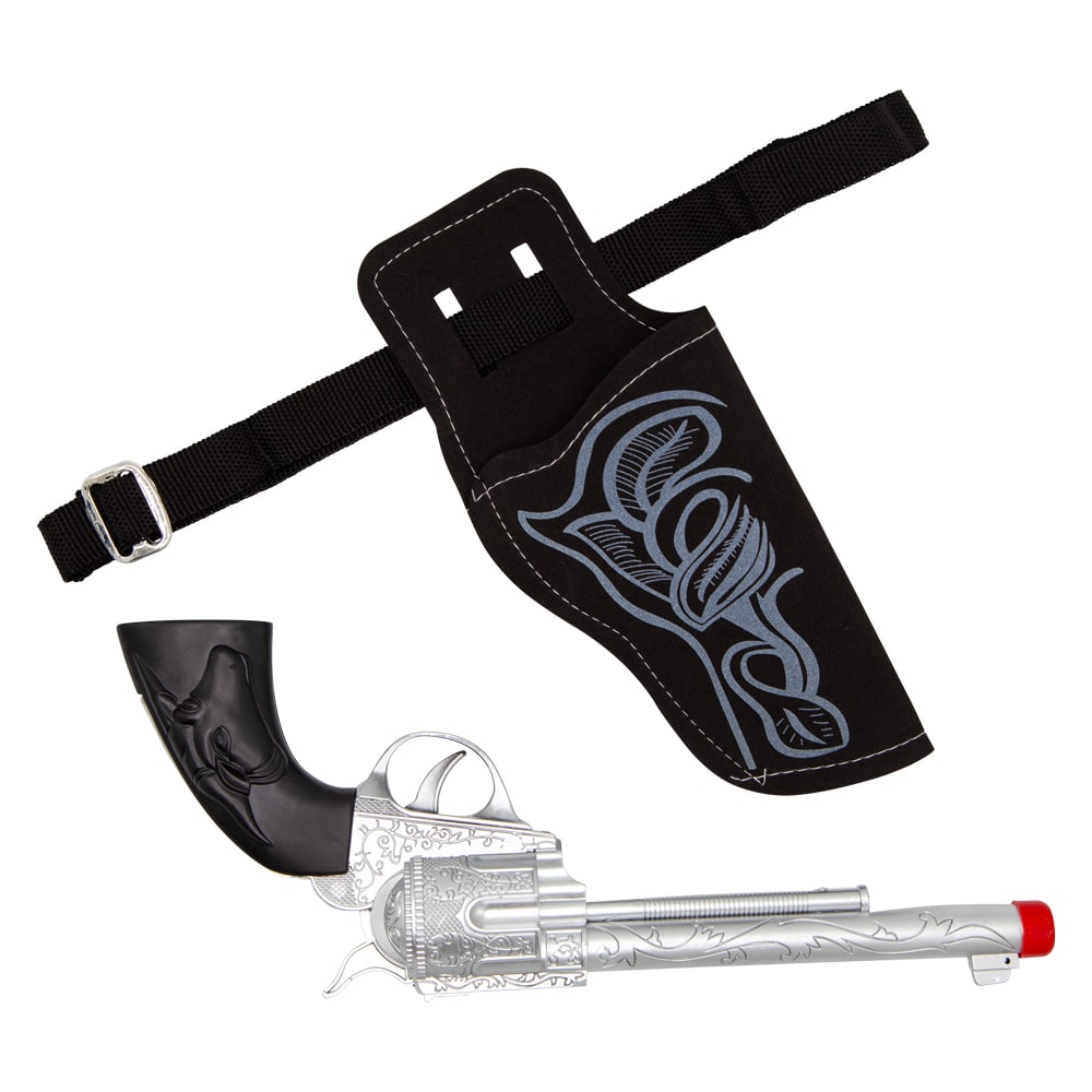 Cowboy Gun & Holster - Black