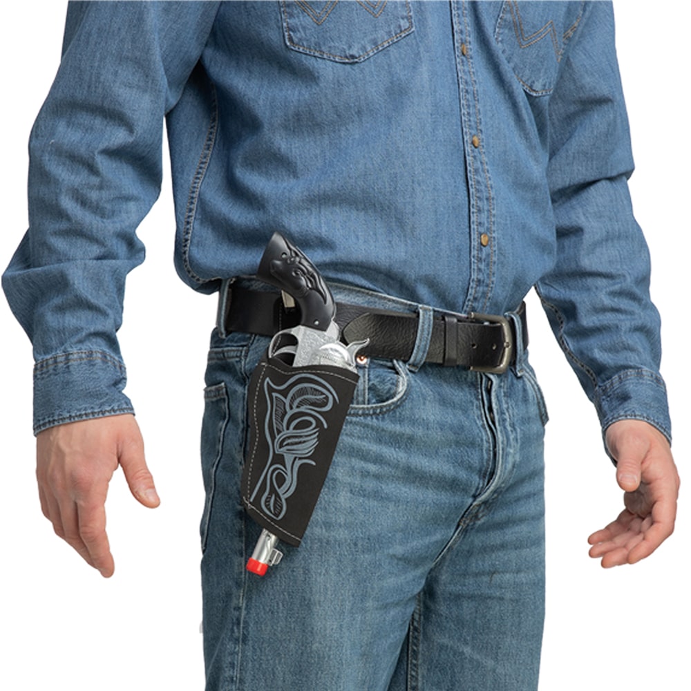 Cowboy Gun & Holster - Black