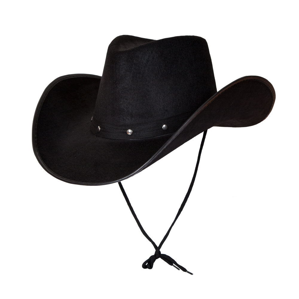 Texan Black Stud Hat