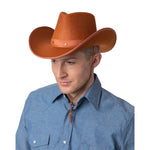 Texan Brown Stud Hat