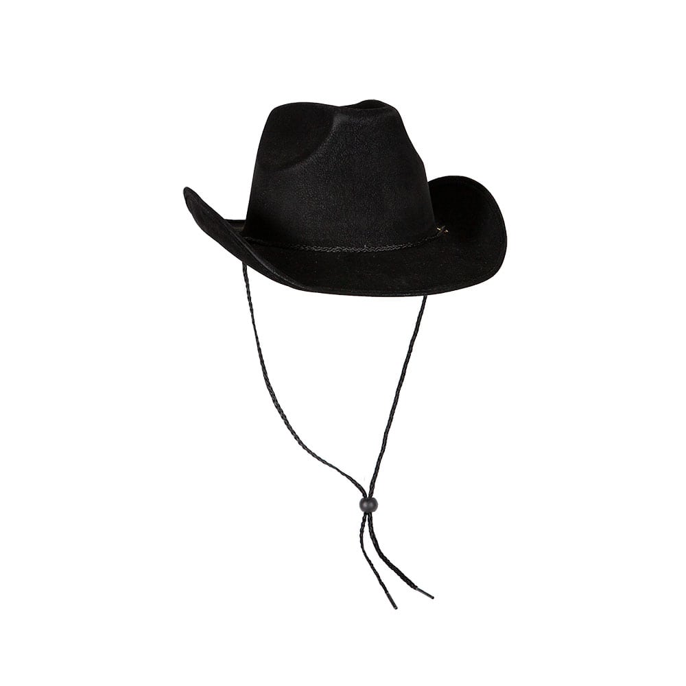 Cowboy Hat - Super Deluxe Black Suede