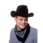 Cowboy Hat - Super Deluxe Black Suede