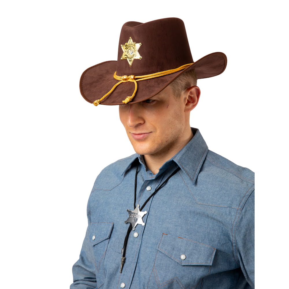 Deluxe Suede Sheriff Hat