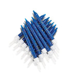 Navy Blue Glitter Birthday Candles with Holders - 12pk