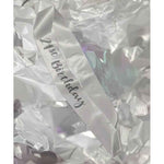 Black Diamante 21st Birthday Sash