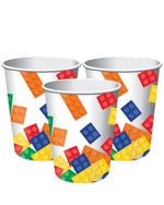 Block Party Paper Cups 266ml - 8pk