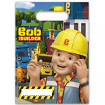 Bob The Builder Plastic Party Gift Loot Bags - 6pk