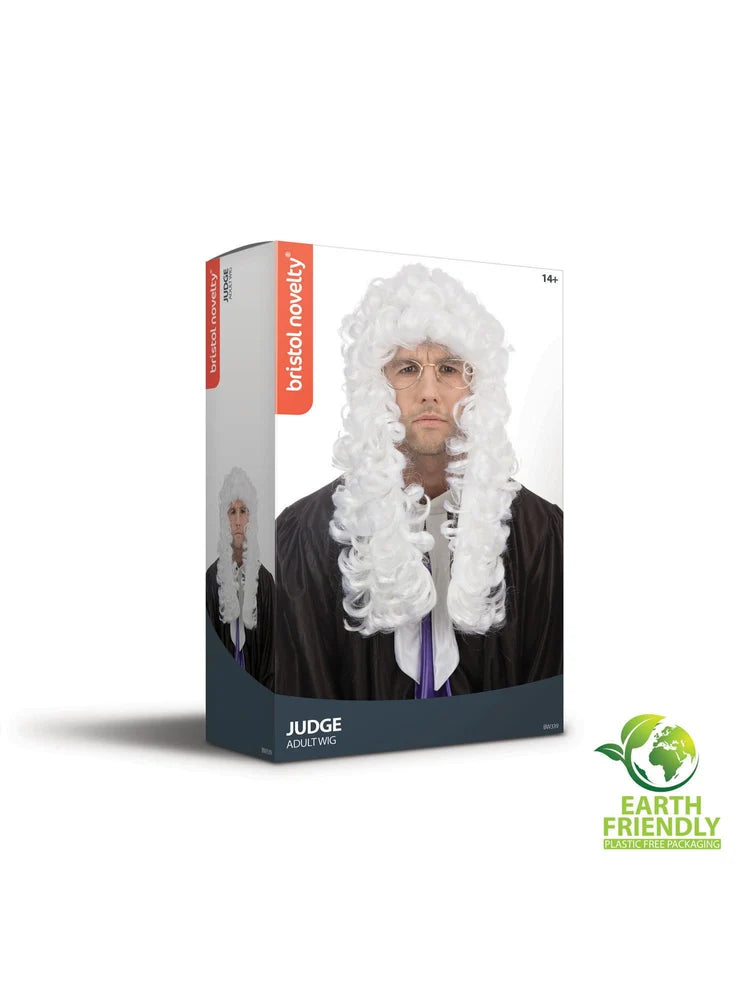 White Judge Wig