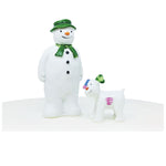 The Snowman™ and The Snowdog Resin Cake Topper Set Luxury Boxed