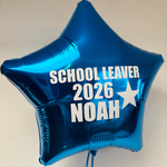 18" Personalised School Leaver Star Foil Balloon