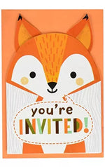 Woodland Animals Party Invitations - 8pk