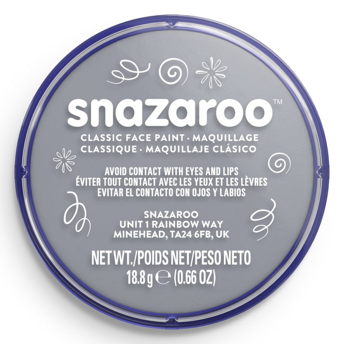Classic 18ml / Dark Grey Snazaroo