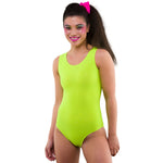 80's Leotard - Neon Yellow