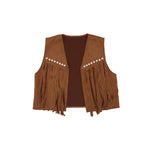 Faux Suede Hippie/Cowgirl Waistcoat 14+