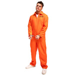Orange Convict Prisoner w/Handcuffs & I.D Board