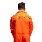 Orange Convict Prisoner w/Handcuffs & I.D Board