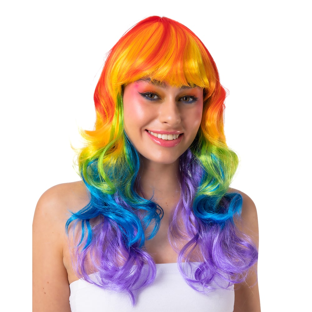 Curly Wig - Rainbow