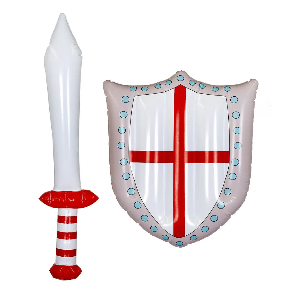 Inflatable England Sword and Shield