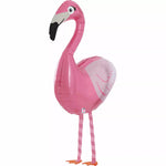 Fun Walking Balloon Friends Flamingo Helium Foil Balloon - 39"