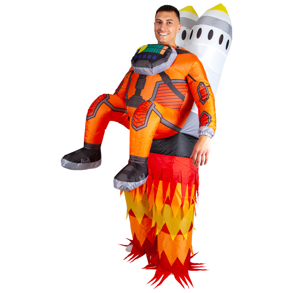 Large Adult Inflatable Rocket and Astronaut Costume