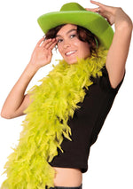 Neon Green Feather Boa 1.8m - 50g