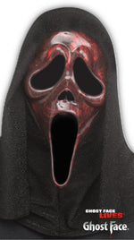 Ghost Face® Marbled Mask - Red