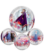 15" Frozen II Clear Orbz 4 Sided Balloon