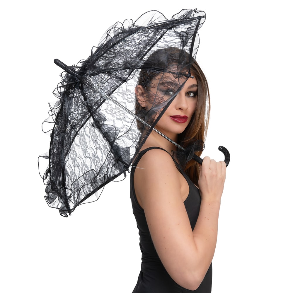 Gothic Lace Parasol 55cm