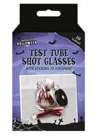 Halloween Test Tube Shot Glasses - 10pk