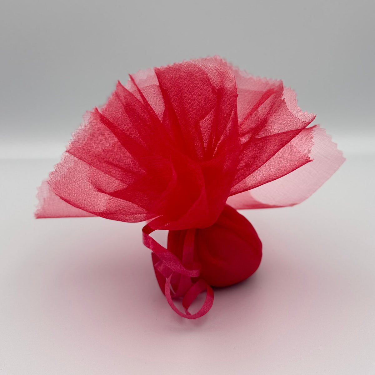 Handmade Organza Balloon Weight - Red