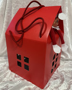Red Christmas Gift Elf House Box