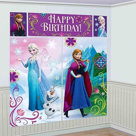 Disney Frozen Wall Decorating Kit - 5pcs