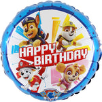 Paw Patrol Happy Birthday 18" Foil Balloon