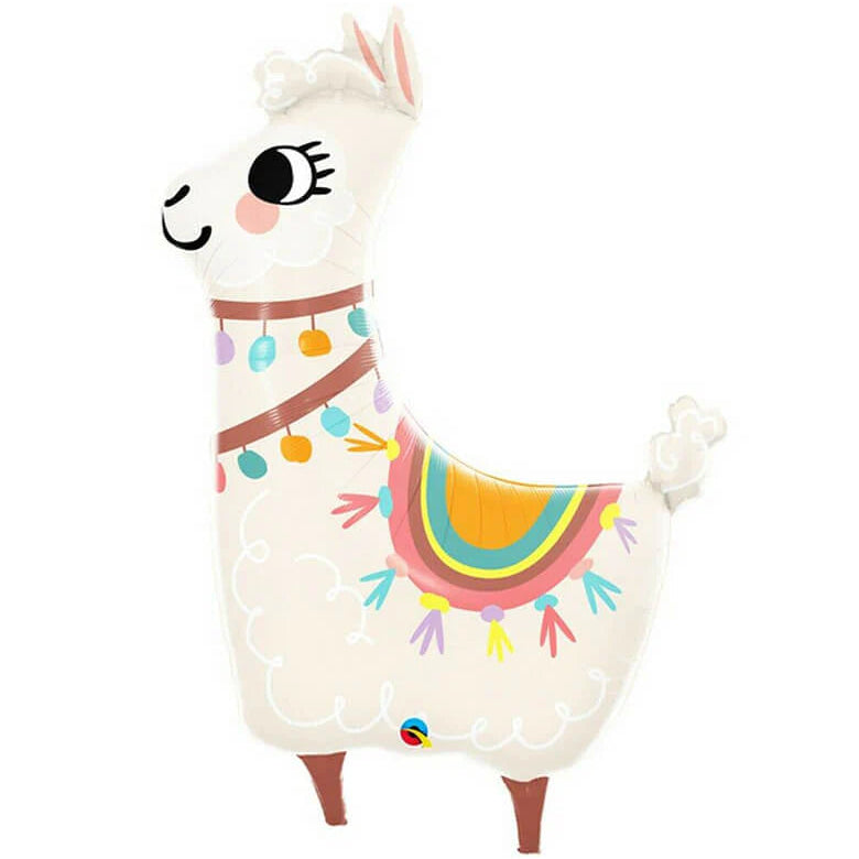 Loveable Llama Large Supershape Foil Balloon