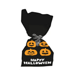 Halloween Pumpkin Cello Treat Bags - 20pk