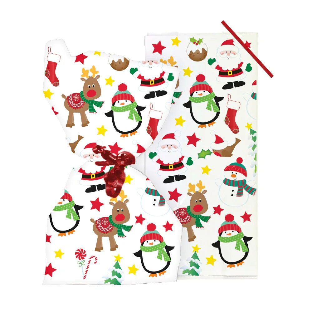 Christmas Pals Cello Bags - 20pk
