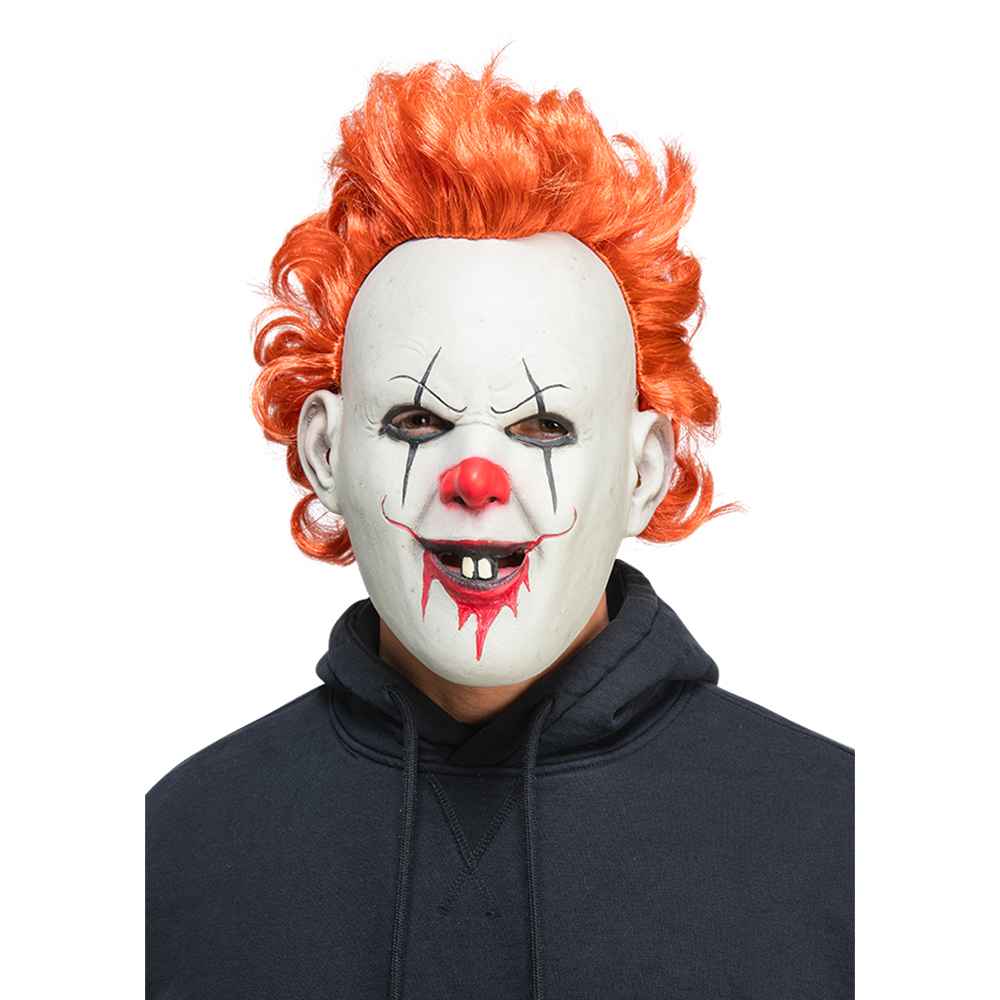 Red Haired Clown - Latex Mask
