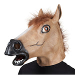 Brown Horse Latex Mask
