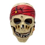 Skeleton Pirate Latex Mask