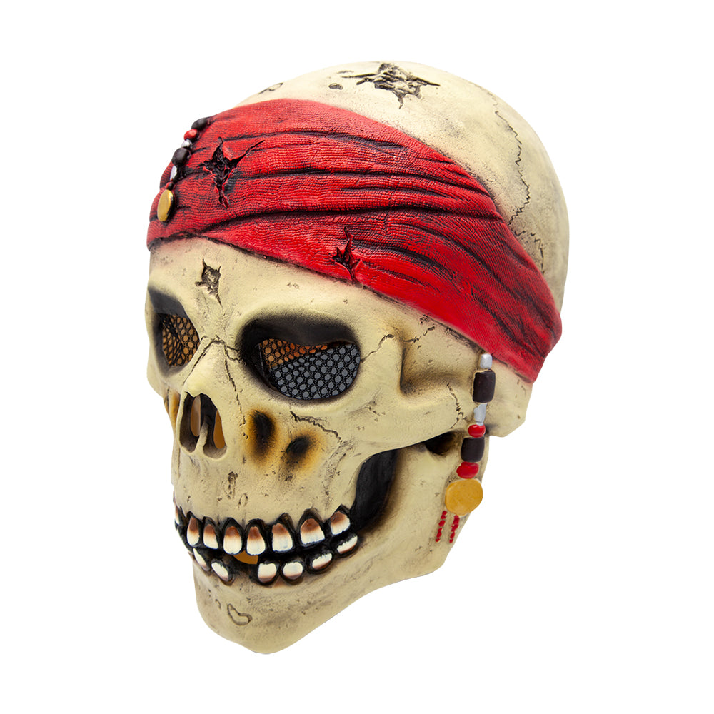 Skeleton Pirate Latex Mask
