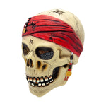 Skeleton Pirate Latex Mask