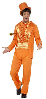Adults 90s Stupid Orange Tuxedo Costume
