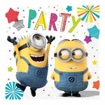 Party Time Minions Paper Lunch Napkins - 16pk