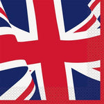 Union Jack Luncheon Napkins 16pk