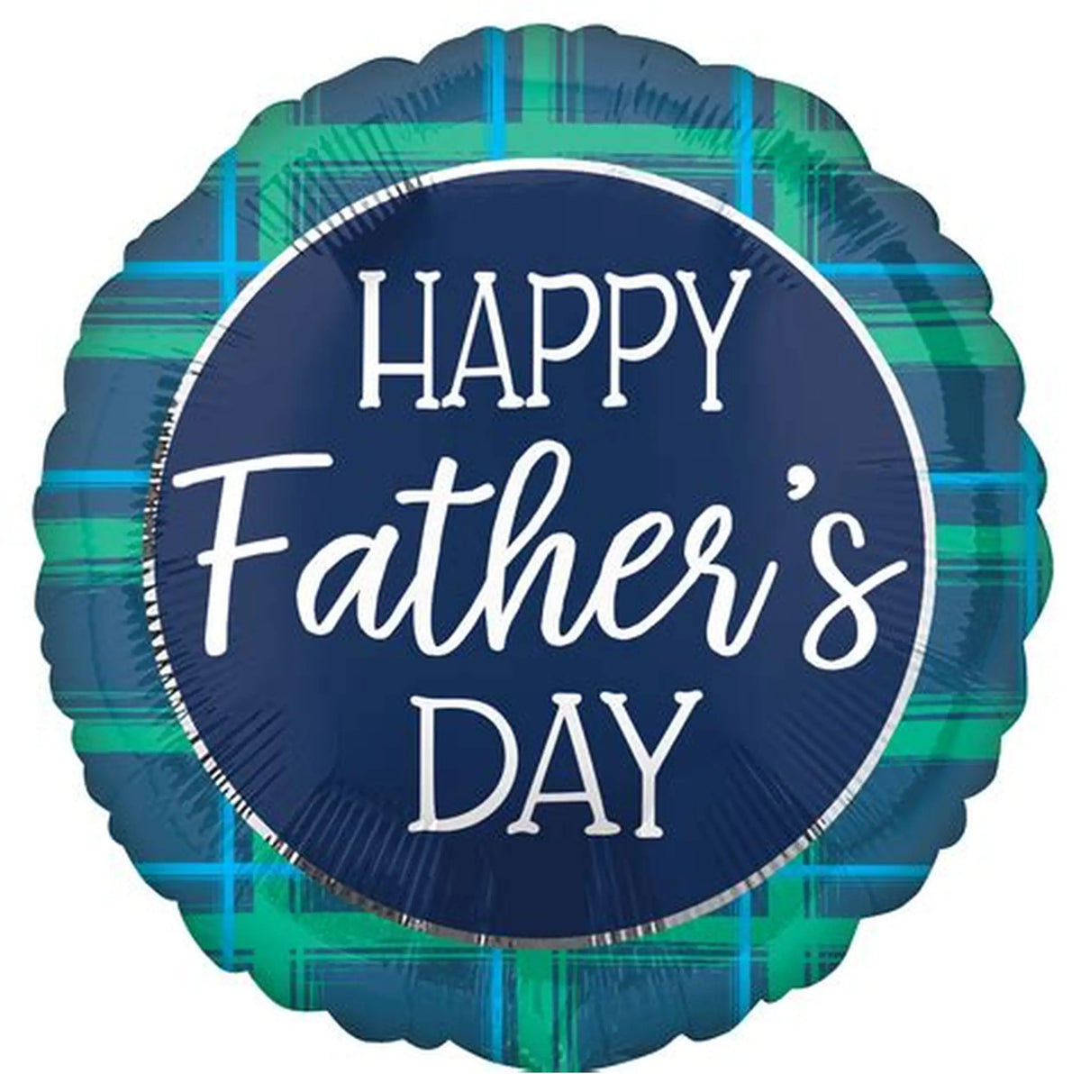 Happy Father's Day Tartan 18" Foil Balloon